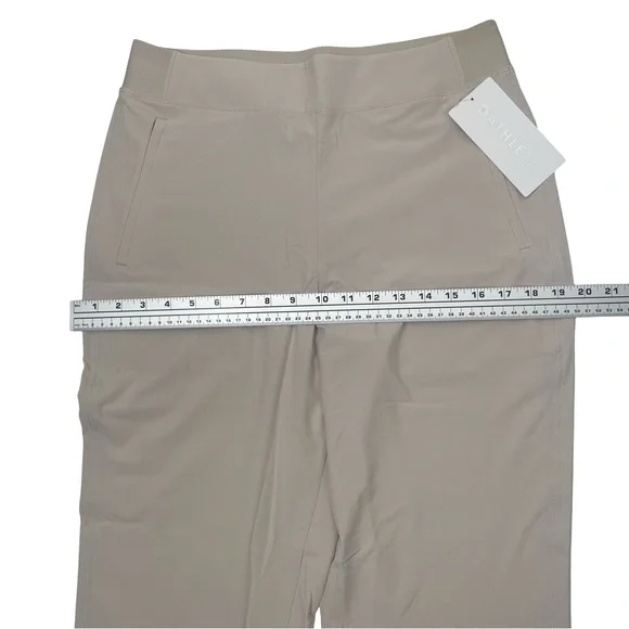 NWT Athleta Brooklyn Heights Jogger Beige Tan Travel Lightweight Size 8 - Picture 3 of 6